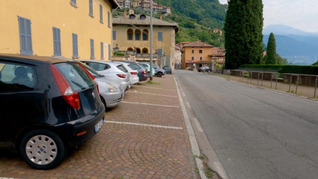 Lungolago Musso parcheggi