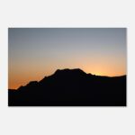 fine art tramonto in montagna