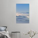 poster orizzonte dalla cima