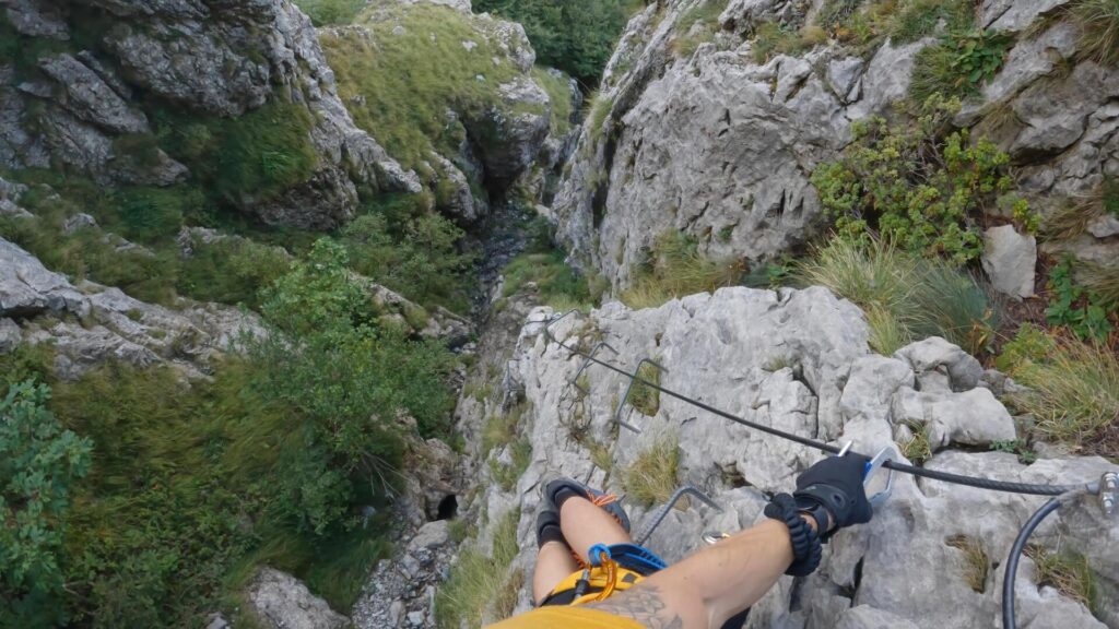 salita dalla ferrata del centenario al monte Resegone