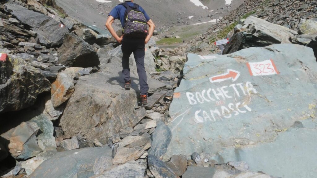 Indicazione Bocchetta dei Camosci