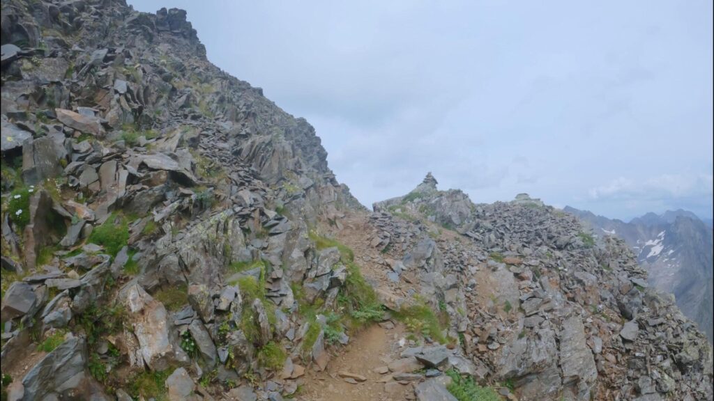 Sentiero di vetta Pizzo Coca