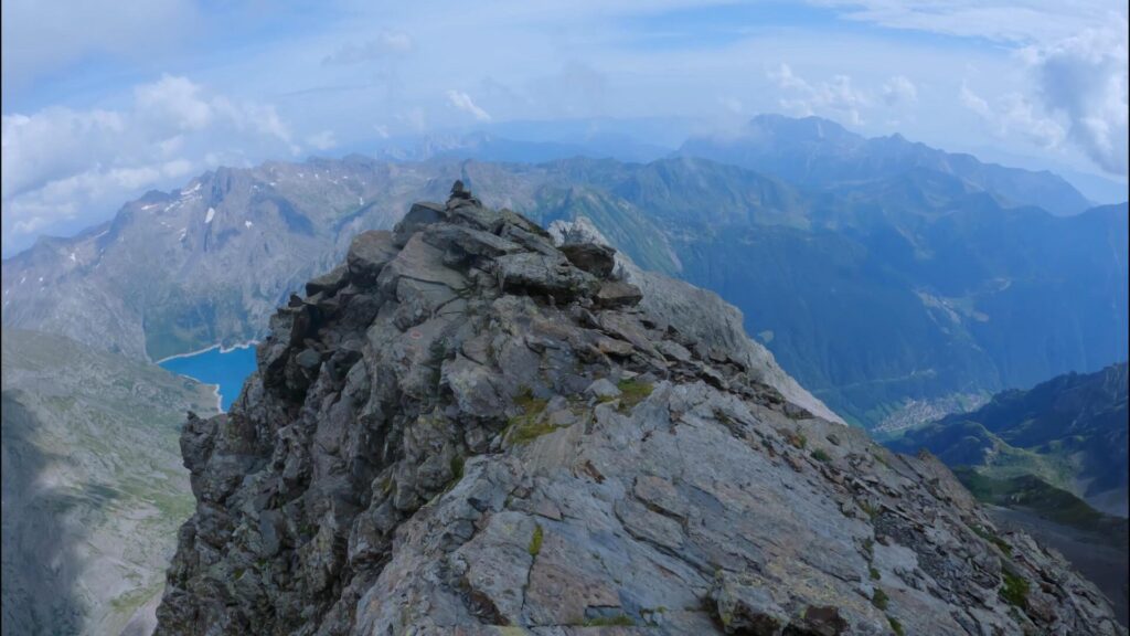 Sentiero di vetta Pizzo Coca