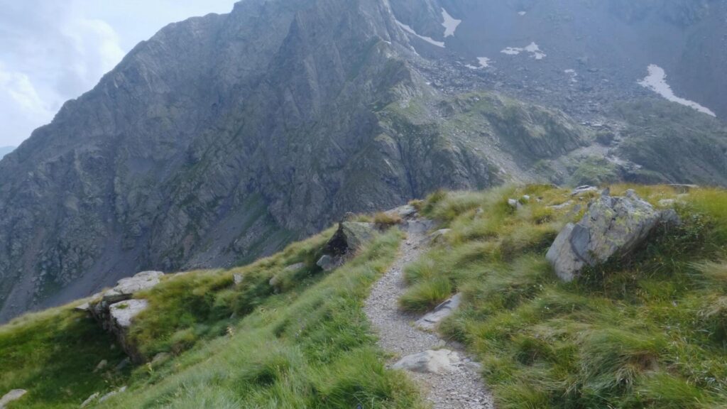 Sentiero discesa Pizzo Coca