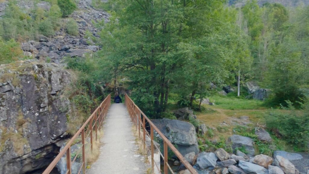 ponte sul sentiero per Rifugio Coca