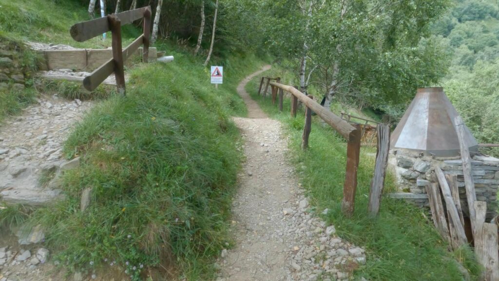 sentiero alto Monte Grona