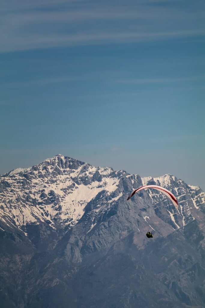 Grigna con parapendio