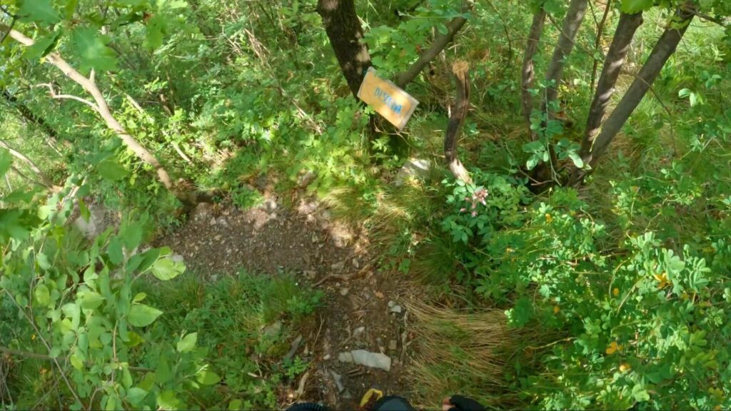 Discesa Ferrata Galleria di Morcate