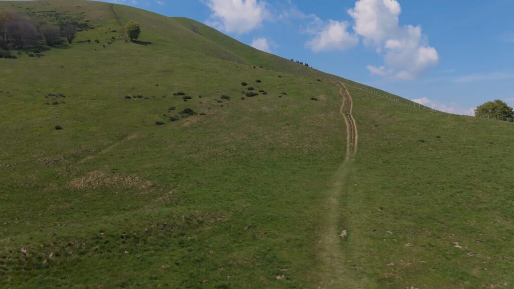 Sentiero in salita