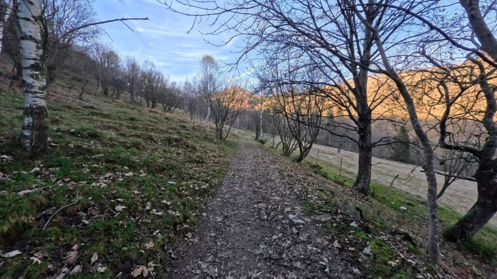 Sentiero ritorno Monte Generoso