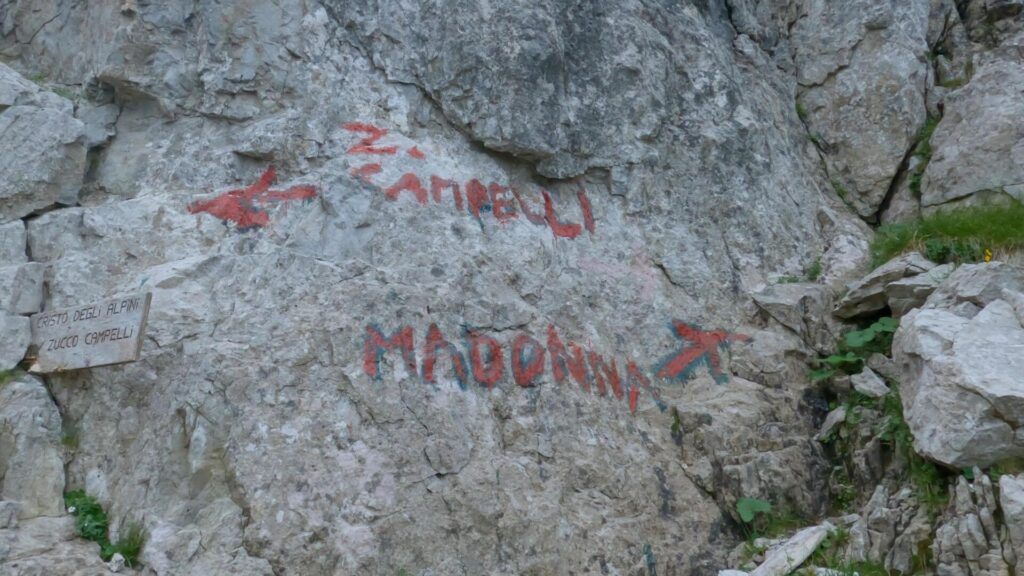 indicazioni per canalino dei camoci e madonnina