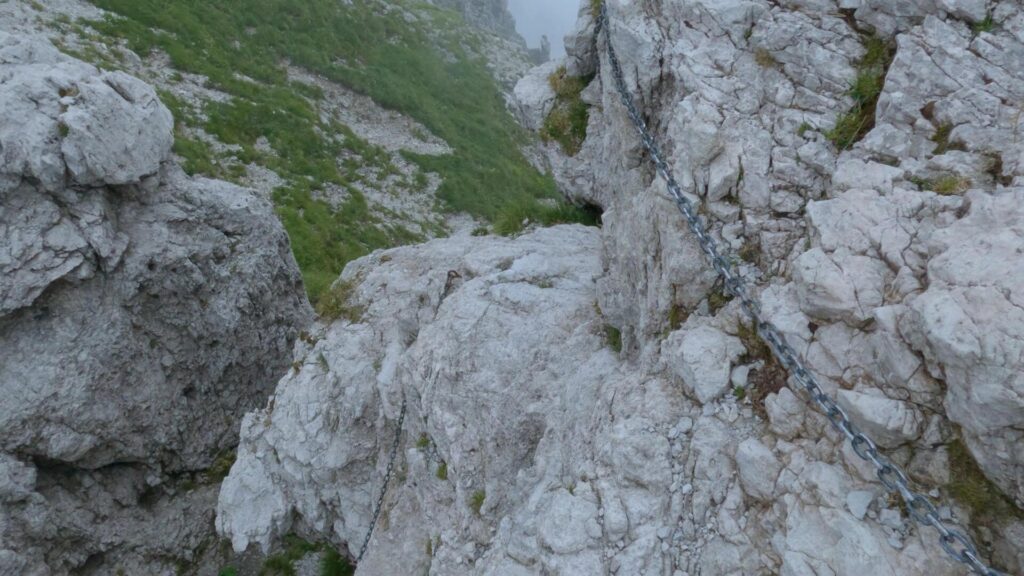 sentiero attrezzato cima Zuccone Campelli