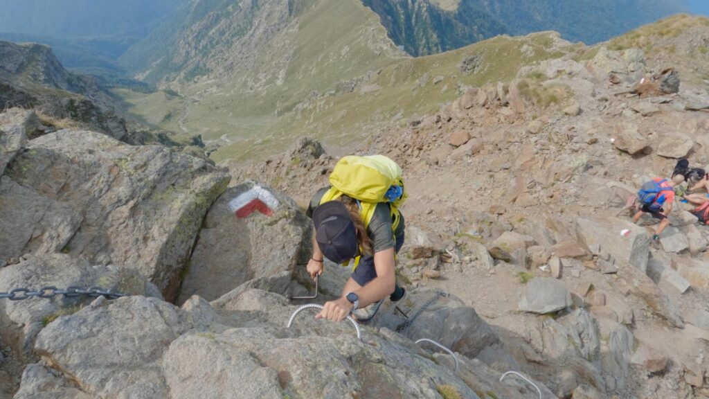 Discesa attrezzata dal Monte Legnone