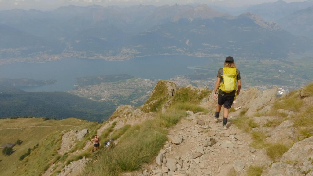 Discesa dal Monte Legnone