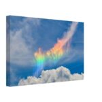 tela spessa nuvola arcobaleno