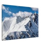 tela sottile montagne innevate