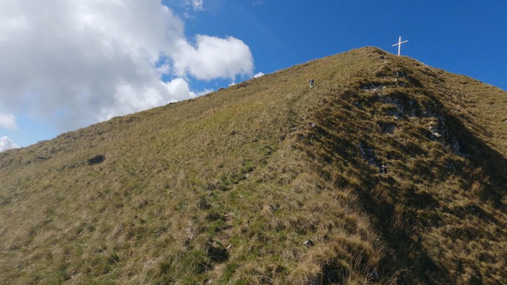 Tratto finale salita Monte Crocione