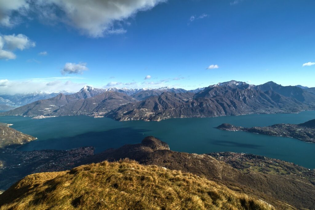 I tre rami del Lago di Como