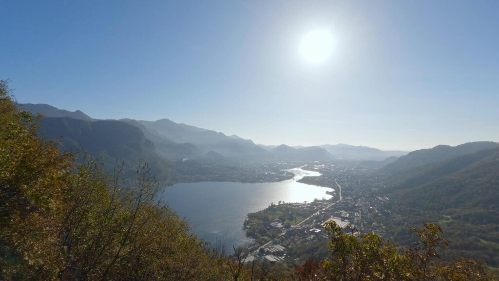 Salita dal sentiero e primi panorami