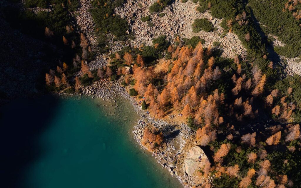 Lago Lagazzuolo dall'alto_2