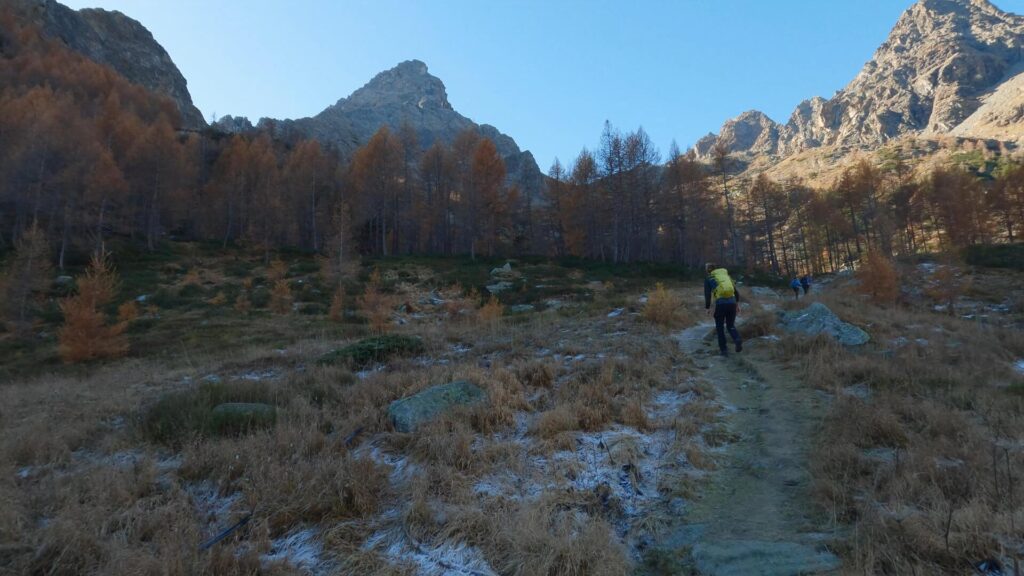Arrivo al Lago Lagazzuolo