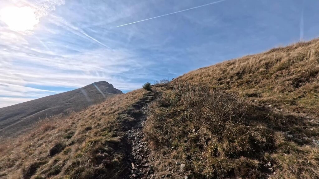 Salita in cresta del Monte Generoso
