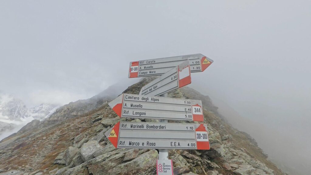 Indicazioni per Rifugio Marinelli Bombardieri