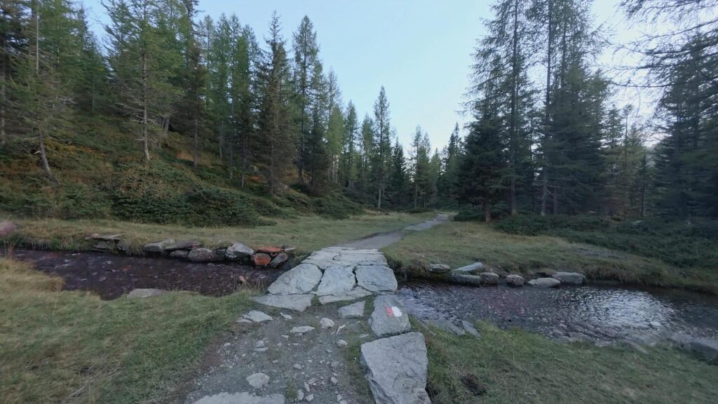 Sentiero ritorno a Campo Moro