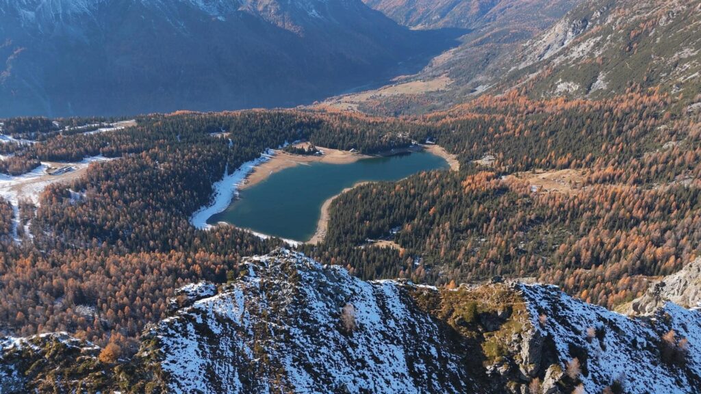 Vetta Monte Roggione e Lago Palù