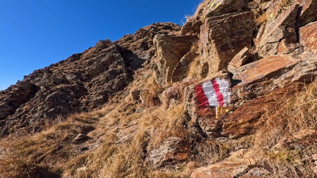 segno CAI per Pizzo di Gino
