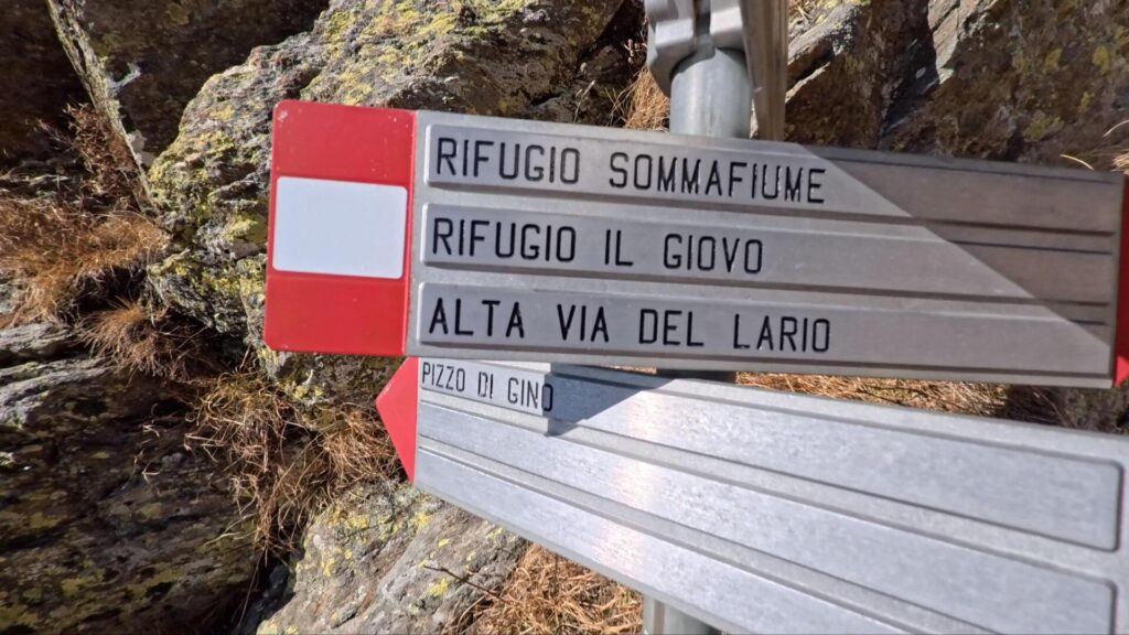 indicazione per Pizzo di Gino