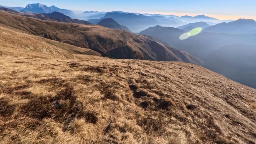 Discesa sentiero delle trincee