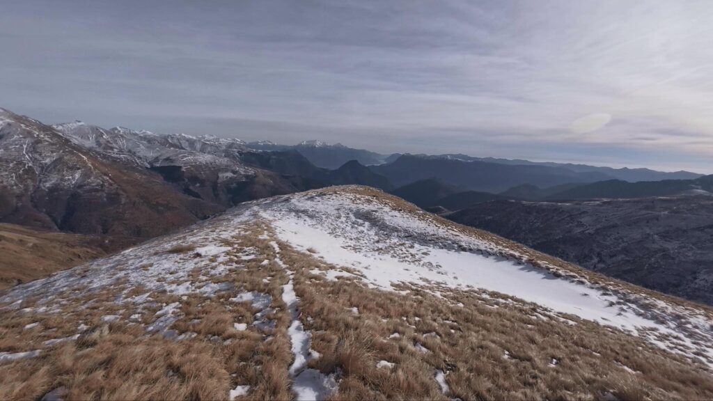 Discesa dalla Vetta del Vallone