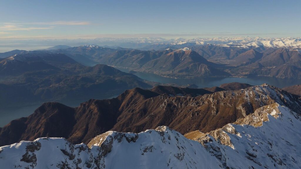 Cresta di Piancaformia e Lago di Como