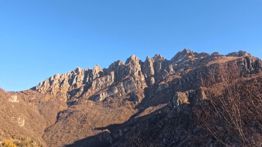 vista Resegone dal sentiero