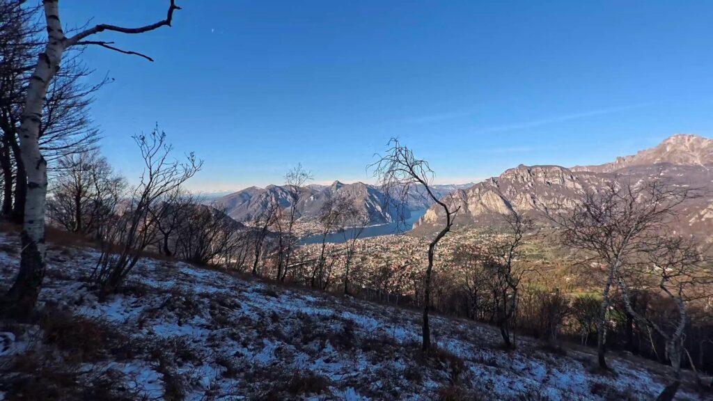 sentiero Magnodeno con vista Lago di Como