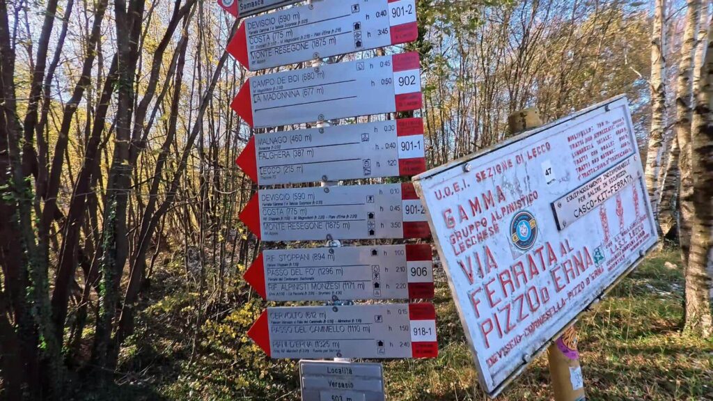 indicazioni sentieri