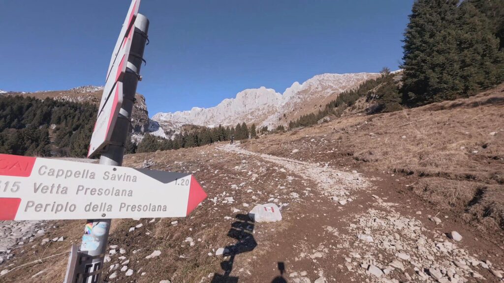Indicazioni vetta Presolana