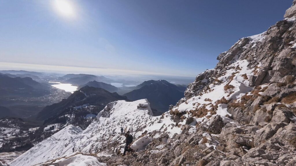 Discesa dal canalone della Grignetta