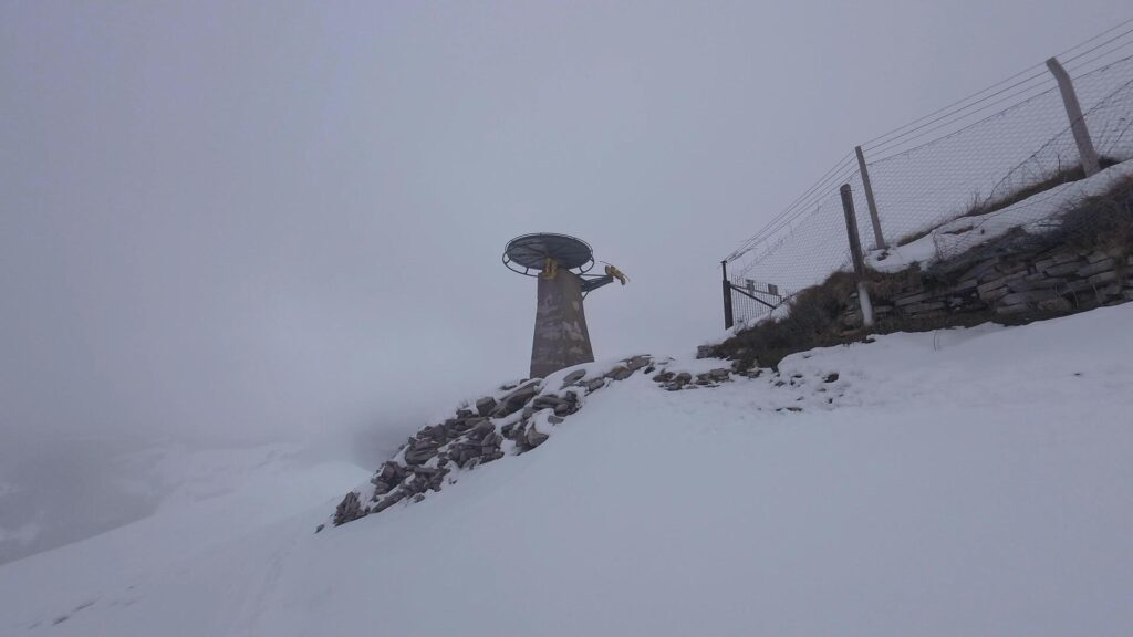 Vecchio impianto di risalita Pizzo della Croce