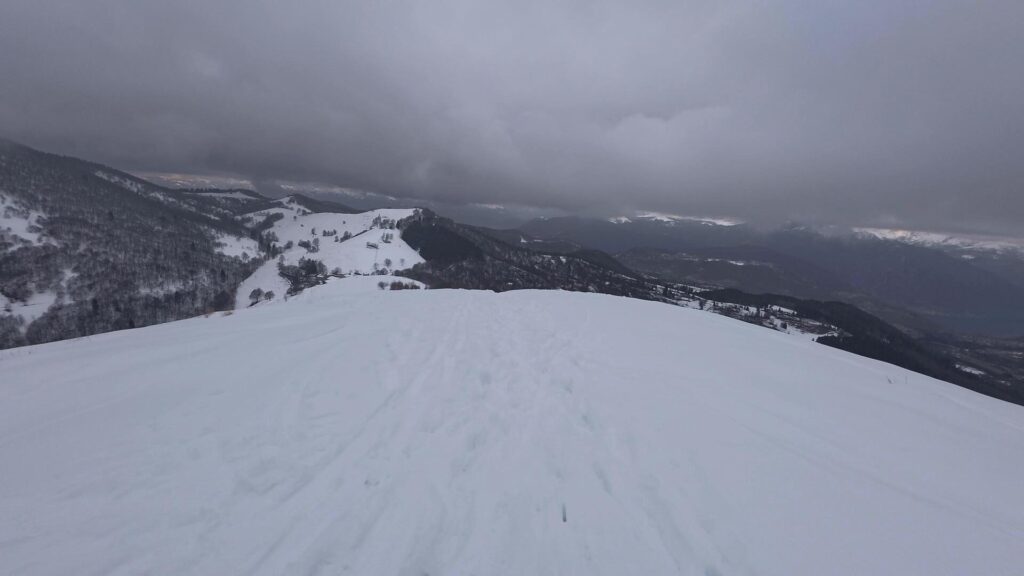 Discesa dal Pizzo della Croce