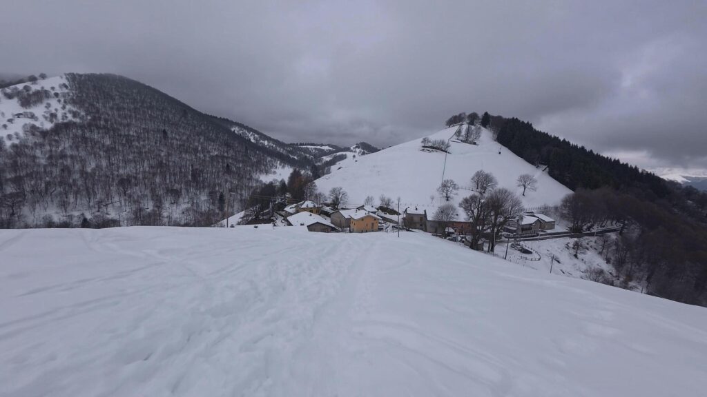 Discesa dal Pizzo della Croce