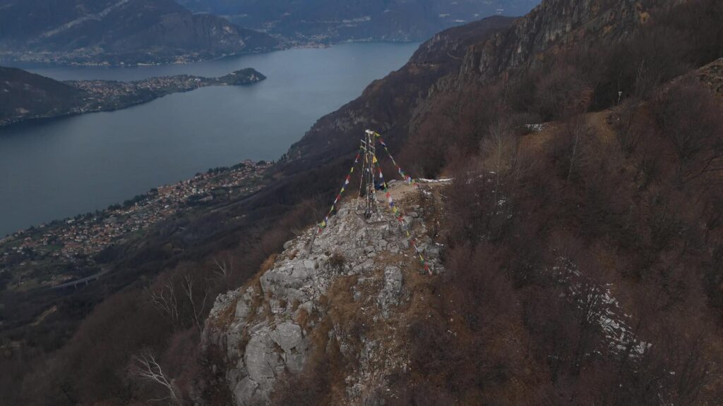 Vista panoramica croce Zucco di Sileggio