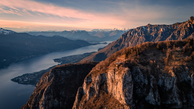 copertina Monte Coltignone e panorami al tramonto