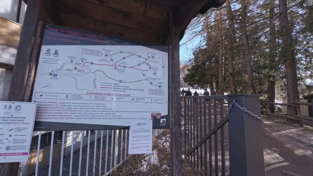 Ingresso sentiero Monte Coltignone