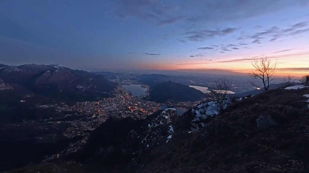 Tramonto dal Monte Coltignone