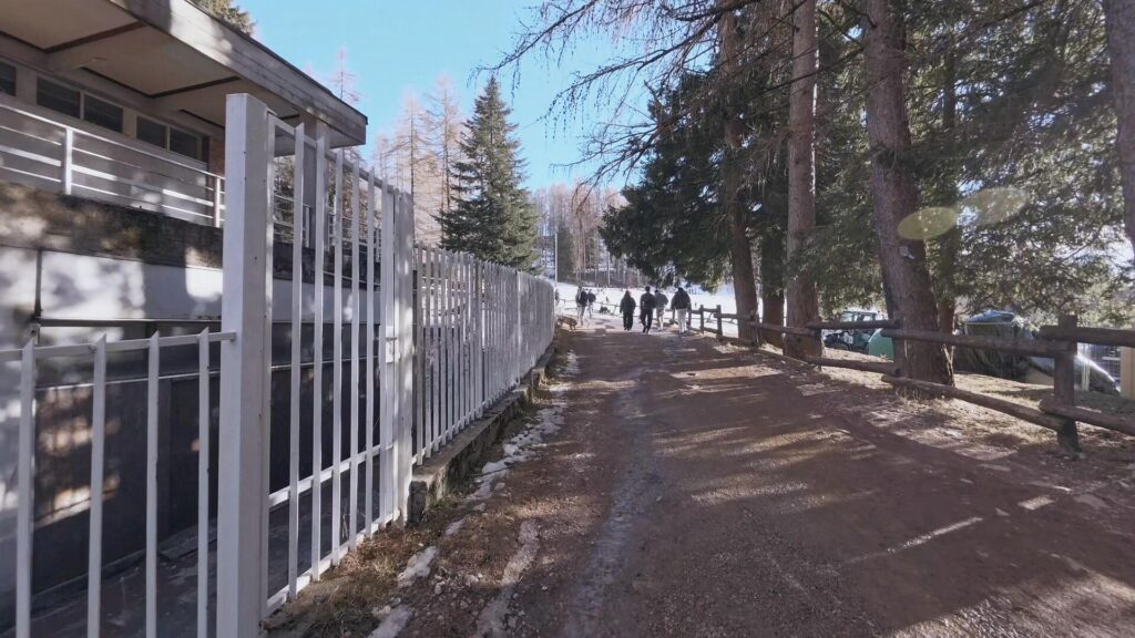 Inizio sentiero per Parco Valentino