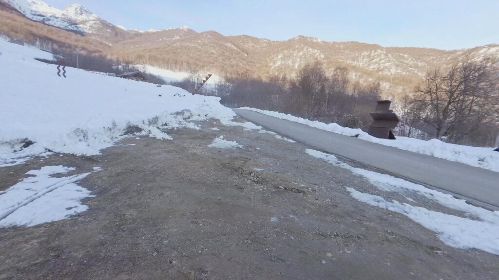 Parcheggio a Morterone