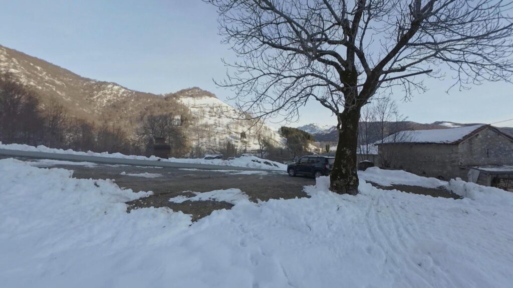 Parcheggio a Morterone