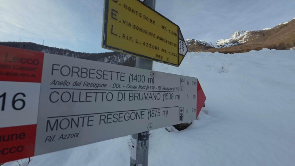 indicazioni per Resegone